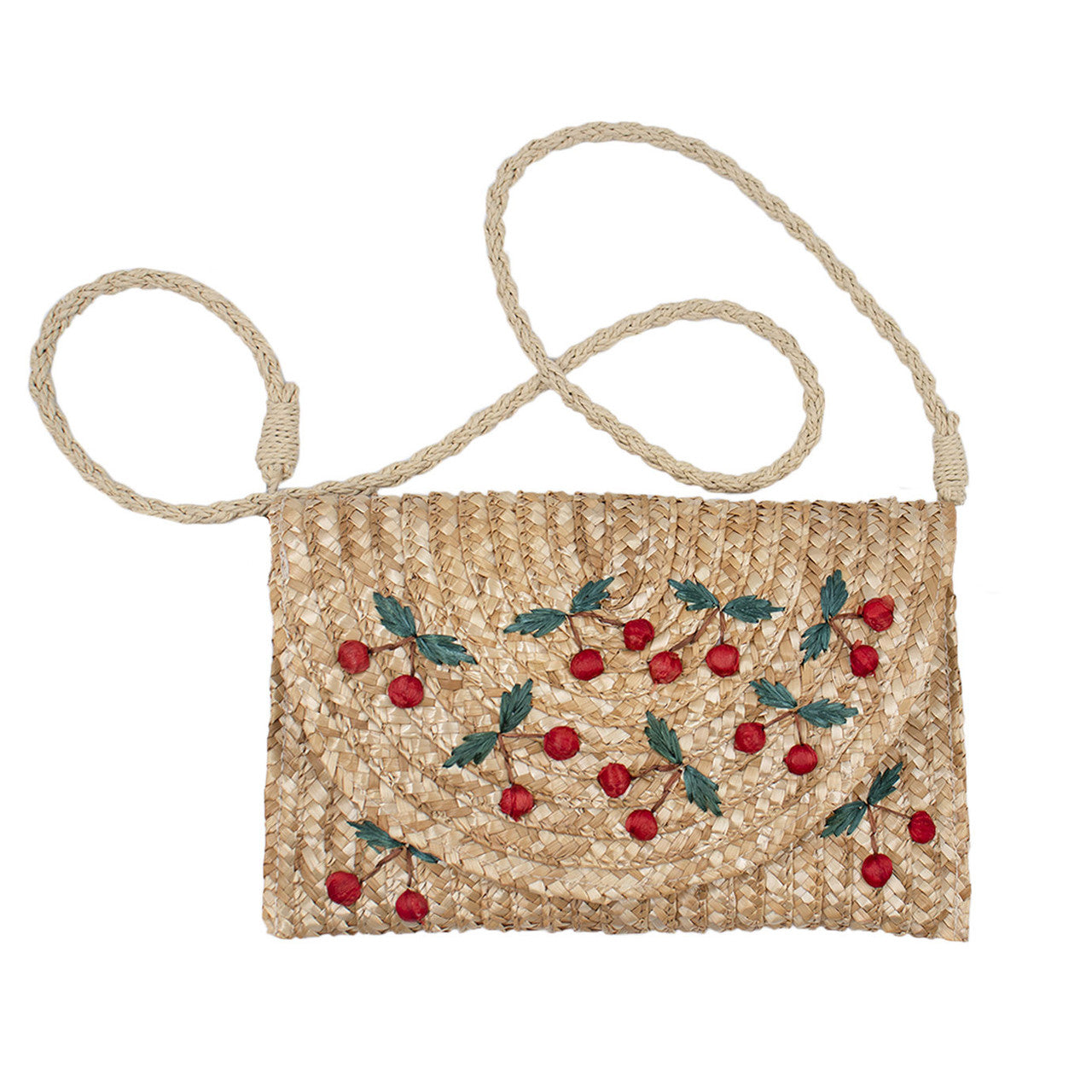 Straw Cherry Crossbody